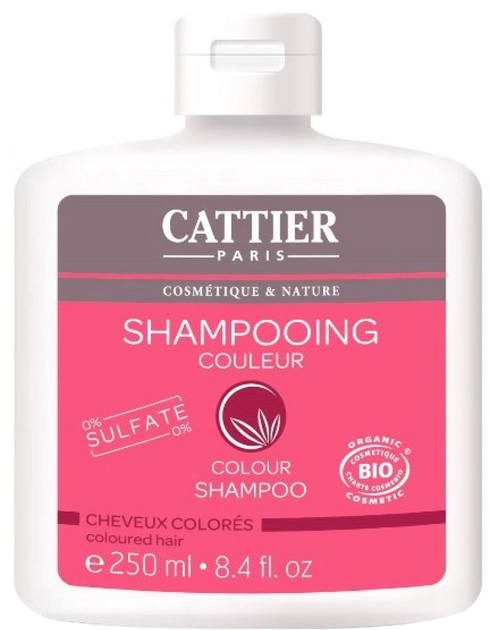Szampon do włosów farbowanych Cattier Paris Coloured Hair Colour Shampoo Organic 250 ml (3283950917766) - obraz 1