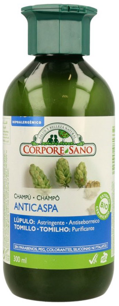 Szampon dla włosów przeciełupeiżowy Corpore Sano Shampoo Anticaspa 300 ml (8414002081332) - obraz 1