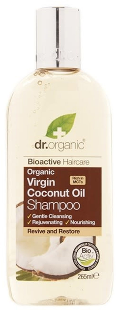 Szampon do włosów Dr. Organic Bioactive Haircare Virgin Coconut Oil Shampoo 265 ml (5060176675148) - obraz 1