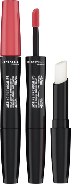 Помада Rimmel London Lasting Provocalips Double Ended Long-Lasting Lipstick Shade 730 Make a Mauve 3.5 г (3616302737802) - зображення 1