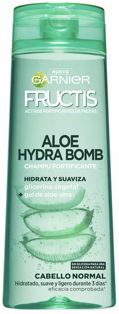 Шампунь для волосся Garnier Fructis Aloe Hydra Bomb Fortifying Shampoo 360 мл (3600542121941) - зображення 1