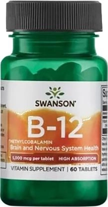 Вітамін B12 Swanson Health Products 60 таблеток (87614027838) - зображення 1