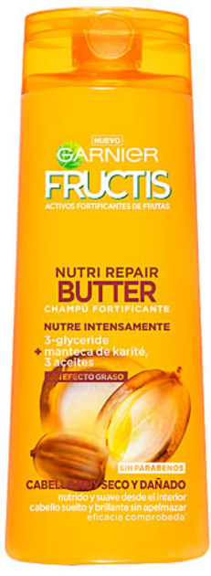 Szampon do nawilżania włosów Garnier Fructis Nutri Repair Butter Shampoo 360 ml (3600542024273) - obraz 1