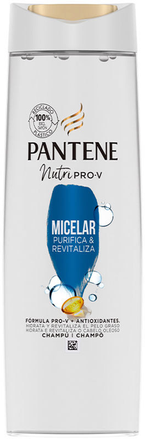 Szampon oczyszczający i odżywczy Pantene Pro-V Micelar Purifica y Revitaliza Shampoo 270 ml (8006540541005) - obraz 1
