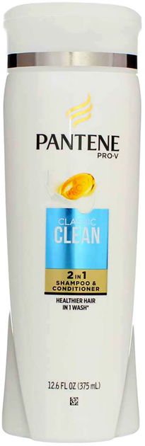 Zestaw szamponów do oczyszczania Pantene Pro-V Shampoo Classic Clean 2 x 250 ml (8001090600196) - obraz 1