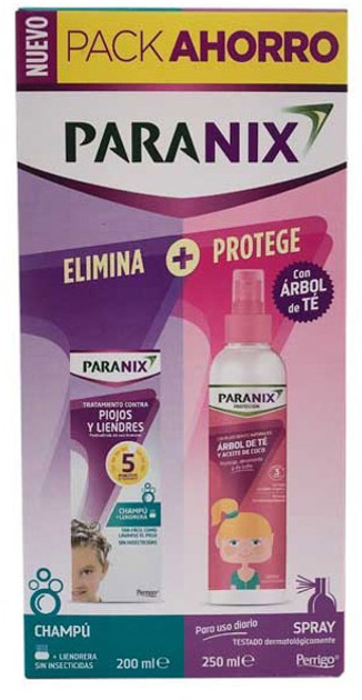 Zestaw od wszy Paranix Shampoo 200 ml + spray 250 ml (8470001989123) - obraz 1