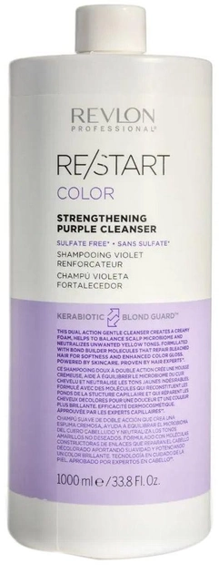 Szampon do włosów farbowanych Revlon Professional Re-Start Color Strengthening Purple Cleanser Shampoo 1000 ml (8432225127446) - obraz 1