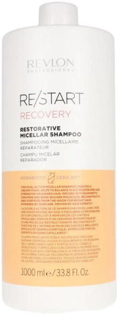 Шампунь для відновлення волосся Revlon Professional Re-Start Recovery Restorative Micellar Shampoo 1000 мл (8432225114644) - зображення 1