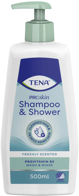 Szampon do nawilżania włosów Tena Shampoo- Shower Gel 500 ml (7310790019926) - obraz 1