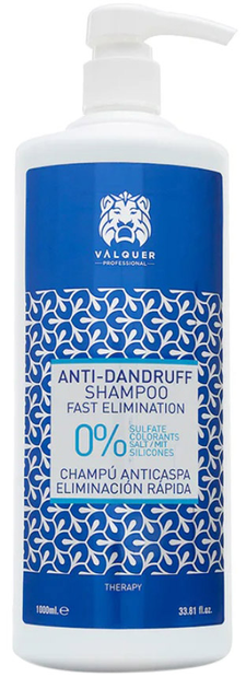 Szampon przeciwłupieżowy Valquer Shampoo Anticaspa Elimi Rap 1000 ml (8420212339187) - obraz 1
