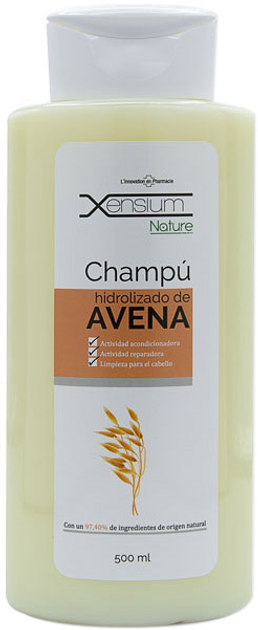 Szampon do oczyszczania włosów Xensium Nature Shampoo Hidrolizado De Avena 500 ml (8436556086373) - obraz 1