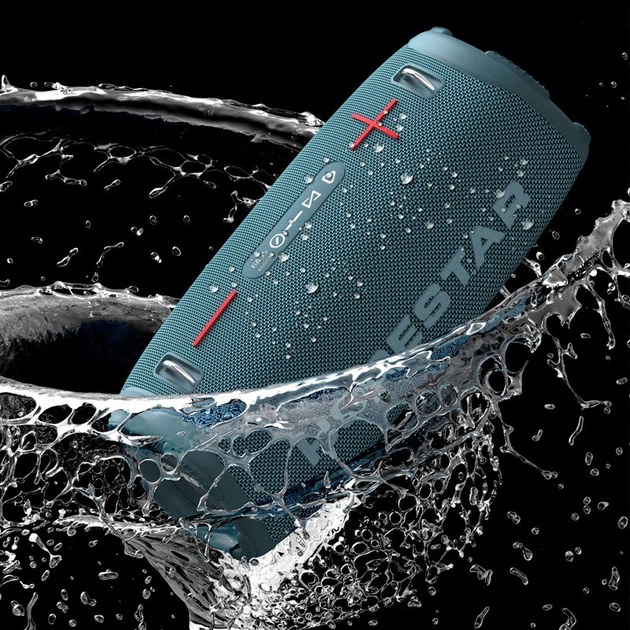 Портативная беспроводная Bluetooth колонка Hopestar A6 Max Басс |BT5.1, 80W, TWS, AUX/TF/USB, 7h,IPX6| Серый - изображение 5