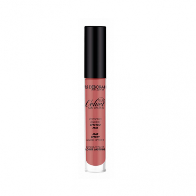 Matowa szminka Deborah Milano Fluid Velvet Lipstick 13 Nude Orange 8ml (8009518337020) - obraz 1