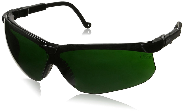 Тактические защитные очки Uvex Genesis S3208 Shade 5.0 Темно-зеленые (12625) - изображение 1