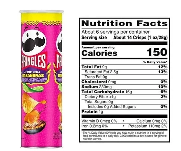 Чіпси Pringles Las Meras Habaneras 124г - зображення 5