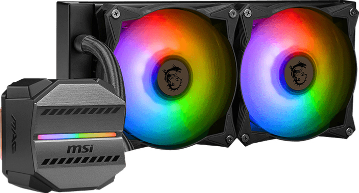 Chłodzenie wodne MSI MAG CoreLiquid M240 ARGB Black (306-7ZW4R14-813) - obraz 3