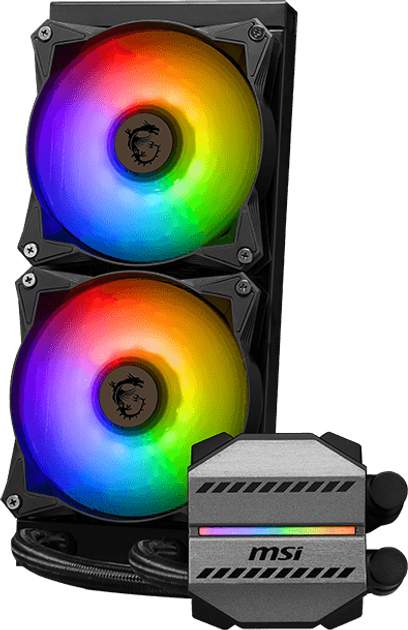 Chłodzenie wodne MSI MAG CoreLiquid M240 ARGB Black (306-7ZW4R14-813) - obraz 5