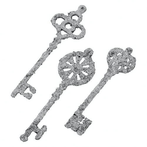 Игрушка на елку Ключик 1шт SETA Decor 17-159SL - Фото 1 Игрушка на елку Ключик 1шт SETA Decor 17-159SL - изображение 1