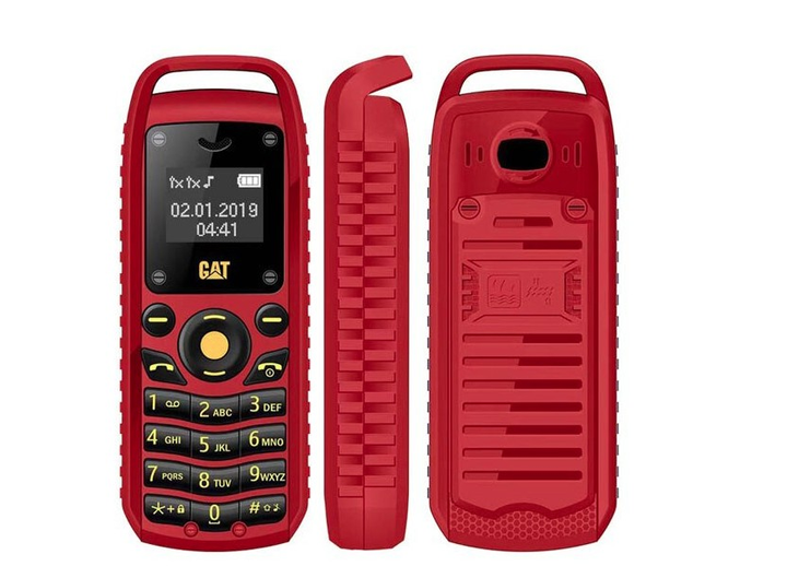 Маленький мобильный кнопочный телефон AIEK Cat B25 Dual Красный – фото ...