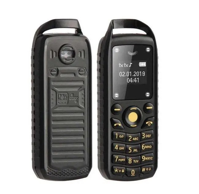 Маленький мобильный кнопочный телефон AIEK Cat B25 Dual Black – фото ...