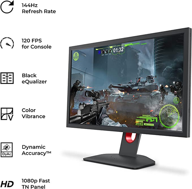 Монітор 24" BenQ Zowie XL2411K (9H.LJPLB.QBE) - зображення 6