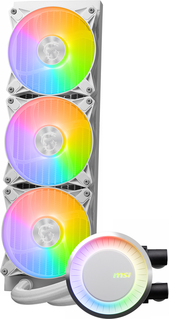 Chłodzenie wodne MSI MAG CoreLiquid E360 ARGB White (306-7ZW6E21-C24) - obraz 7
