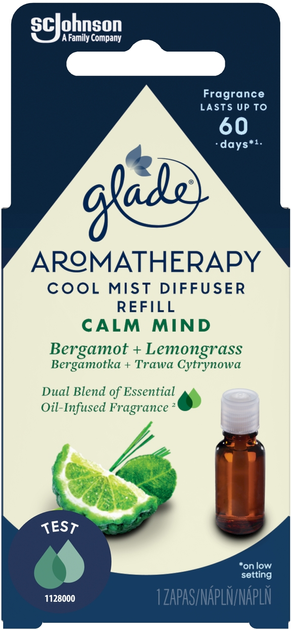 Wkład do dyfuzora zapachowego Glade Aromatherapy Cool Mist Diffuser Refill Calm Mind 17.4 ml (5000204219777) - obraz 2
