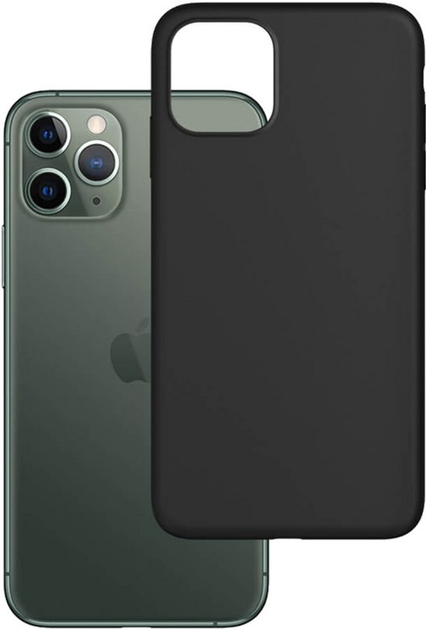 Панель 3MK Matt Case для Apple iPhone 11 Pro Max Чорний (5903108231992) - зображення 3