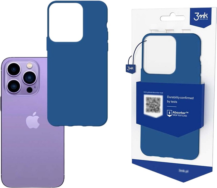 Etui plecki 3MK Matt Case do Apple iPhone 14 Pro Blueberry (5903108476744) - obraz 2