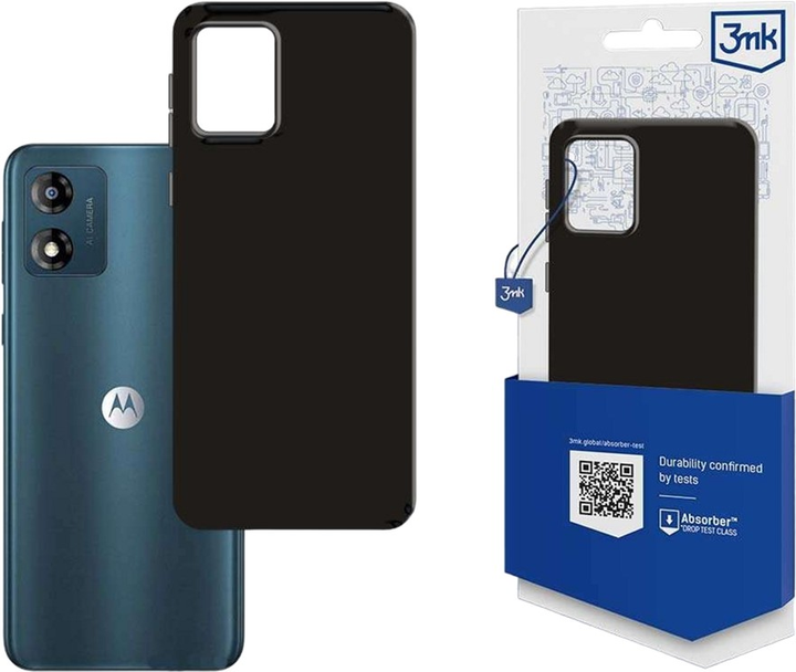 Панель 3MK Matt Case для Motorola Moto E13 Чорний (5903108515078) - зображення 1