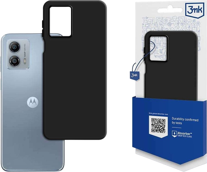 Etui plecki 3MK Matt Case do Motorola Moto G53 Black (5903108515061) - obraz 1