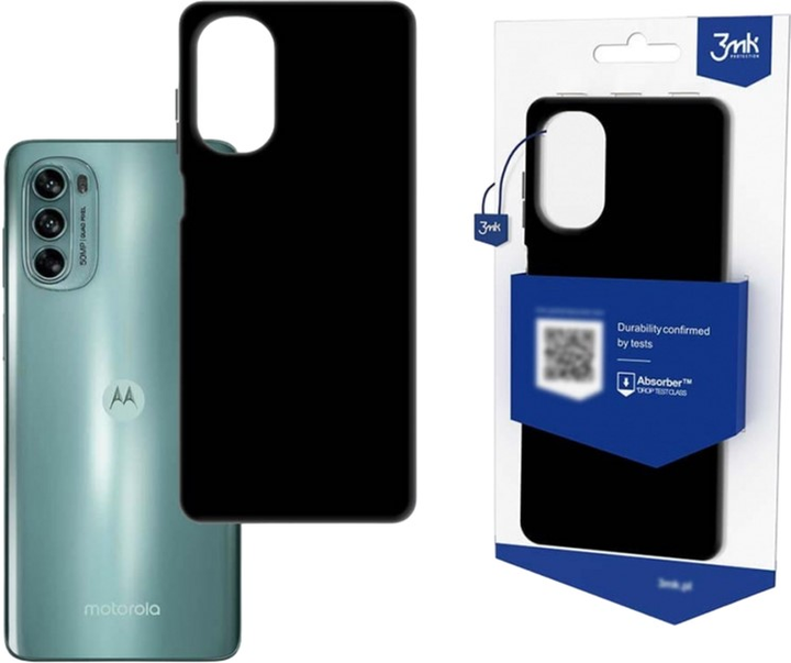 Etui plecki 3MK Matt Case do Motorola Moto G62 5G Black (5903108487870) - obraz 1