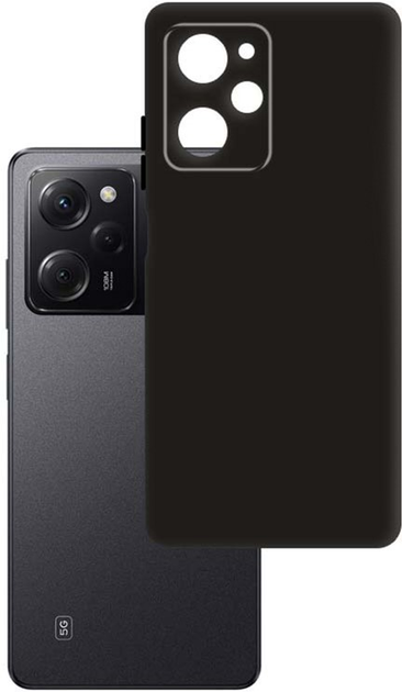 Etui plecki 3MK Matt Case do POCO X5 Pro 5G Black (5903108516181) - obraz 2