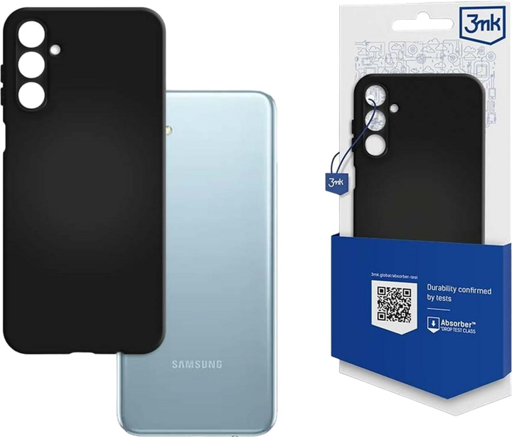 Etui plecki 3MK Matt Case do Samsung Galaxy M14 Black (5903108519373) - obraz 1