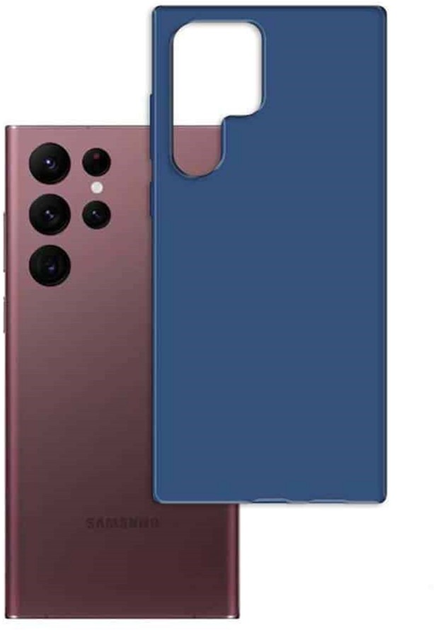Панель 3MK Matt Case для Samsung Galaxy S23 Ultra Чорниця (5903108494113) - зображення 2