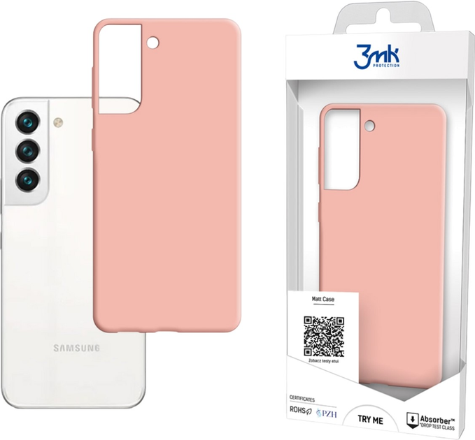 Панель 3MK Matt Case для Samsung Galaxy S22 Лічі (5903108468251) - зображення 1
