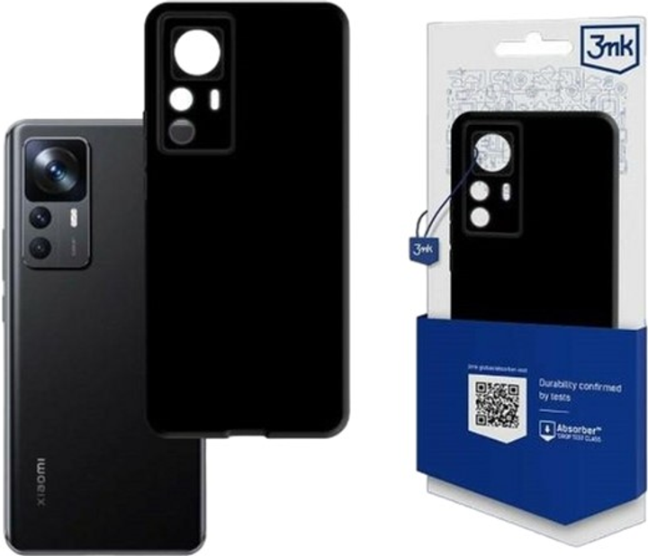 Etui plecki 3MK Matt Case do Xiaomi 12T/12T Pro Black (5903108495547) - obraz 2