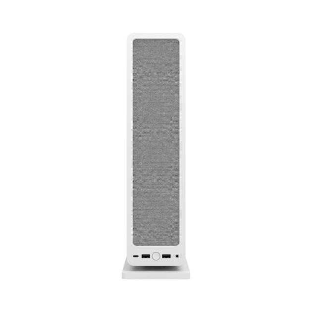 Корпус Fractal Design Ridge White mITX PCIe 4.0 MidiTower без блоку живлення (FD-C-RID1N-12) - Фото 2 Корпус Fractal Design Ridge White mITX PCIe 4.0 MidiTower без блоку живлення (FD-C-RID1N-12) - зображення 2