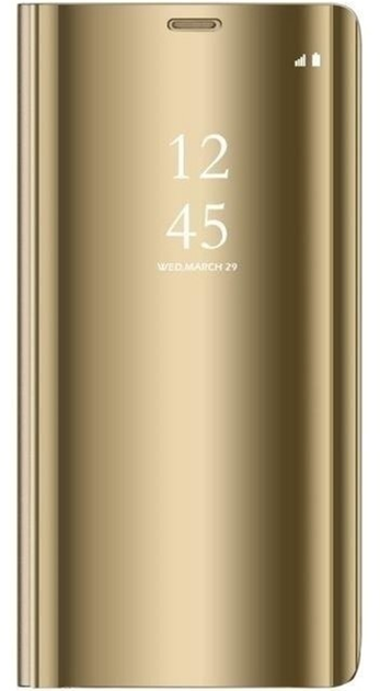 Etui z klapką Anomaly Clear View do Samsung Galaxy S22 Ultra Gold (5904422913441) - obraz 1