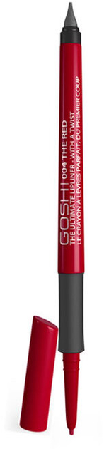 Олівець для губ Gosh The Ultimate Lipliner With A Twist 004 The Red 1. 2 г (5711914122577) - зображення 1