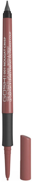 Kredka do ust Gosh The Ultimate Lipliner With A Twist 001 Nougat Crisp 1.2 g (5711914122423) - obraz 1