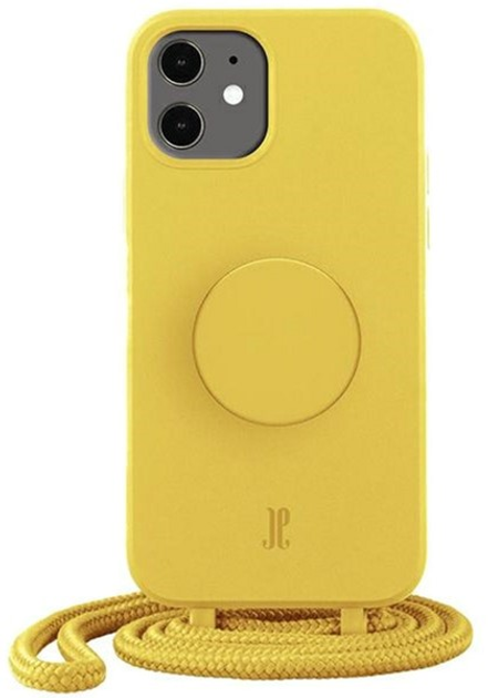 Etui plecki Just Elegance PopGrip do Apple iPhone 11 Yellow (4062519300466) - obraz 1