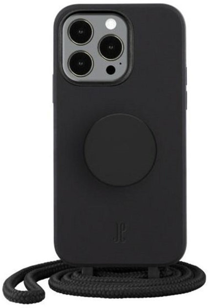 Etui plecki Just Elegance PopGrip do Apple iPhone 14 Pro Black (4062519301456) - obraz 1