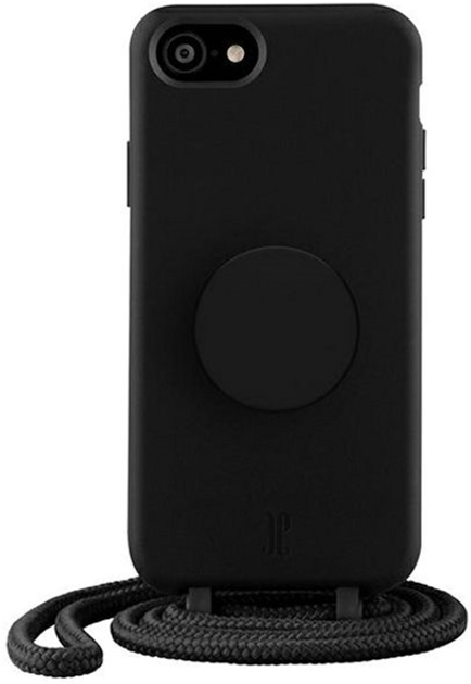 Etui plecki Just Elegance PopGrip do Apple iPhone 7/8/SE 2020/SE 2022 Black (4062519300077) - obraz 1