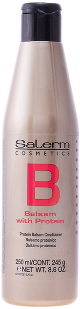 Кондиціонер для волосся Salerm Cosmetics Balsam With Protein Conditioner 250 мл (8420282010290) - зображення 1