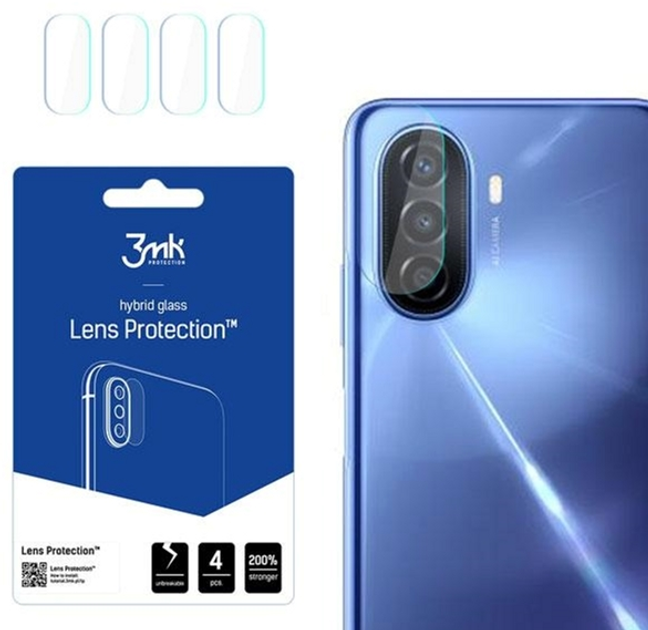 Комплект захисного скла 3MK Lens Protection для камери Huawei Nova Y70 4 шт (5903108486439) - зображення 1