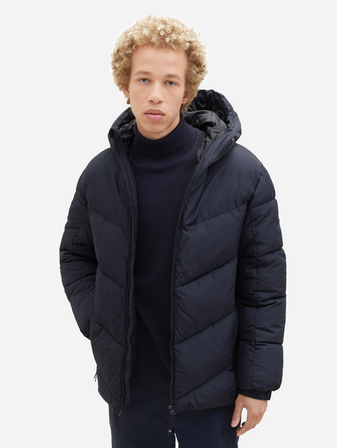 Куртка зимняя мужская Tom Tailor 1037386 S Синяя (4067261261171) – в ...