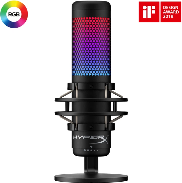 Микрофон HyperX QuadCast S (HMIQ1S-XX-RG/G / 4P5P7AA) – фото