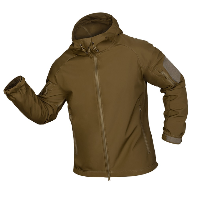Тактична куртка Camotec CM Stalker SoftShell Койот M - зображення 1