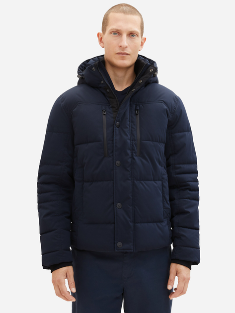 Куртка зимняя короткая мужская Tom Tailor 1037346 S Синяя ...